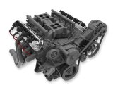 Holley Aluminum LS Valve Covers 241-111 Covers, LS, Centerbolt, Tall, Plain, Cast Aluminum, Polished Finish, Chevy, LS, 4.8-7.0L, Pair thumbnail 1