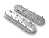 Holley Aluminum LS Valve Covers 241-111 Covers, LS, Centerbolt, Tall, Plain, Cast Aluminum, Polished Finish, Chevy, LS, 4.8-7.0L, Pair thumbnail 3