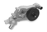 Holley Mechanical Water Pumps 22-101 Pumps, Mechanical, Standard-volume, Counterclockwise Rotation, Aluminum, Natural Finish, Forward Inlet, Long-belt, Chevy, LS, 4.8-7.0L, Each thumbnail 1