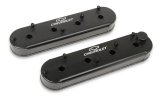 Holley Track Series Valve Covers 241-294 Covers, Series, Centerbolt, Chevrolet Logo, Cast Aluminum, Black Gloss, Baffled, Chevy, LS, 5.7L, 6.0L, 6.2L, 7.0L, Pair thumbnail 5