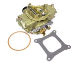 Holley 4150 Double Pumper Carburetors 0-4777CE Carburetors, Model 4150, Pumper, 650 cfm, 4-barrel, Square Bore, Mechanical Secondary, Electric Choke, Dual Inlet, Gold Dichromate, Each thumbnail 3