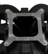 Holley EFI LS Single Plane Split-Design Race Intake Manifolds 300-255BK Manifolds, Fuel Injected, Race, Stock/OEM Deck, 2,500-7,000 RPM, Aluminum, Black Ceramic, Chevy, Small Block, Each thumbnail 3