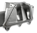 Holley EFI LS Single Plane Split-Design Race Intake Manifolds 300-255BK Manifolds, Fuel Injected, Race, Stock/OEM Deck, 2,500-7,000 RPM, Aluminum, Black Ceramic, Chevy, Small Block, Each thumbnail 5