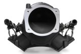 Holley LS Modular Lo-Ram EFI Intake Systems 300-620BK Manifolds, Modular, EFI, Cathedral Port Head, Multi-port, Standard Deck, 105mm Bore, Aluminum, Black Finish, Chevy, 4.8-6.0L, Each thumbnail 4