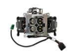 Holley Terminator X Stealth 4150 EFI Fuel Injection Systems 550-1002 Systems, X, EFI, Four Injectors, Throttle Body, Speed Density, Aluminum, Black, Tunable, Kit thumbnail 1