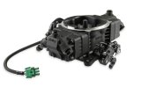 Holley Terminator X Stealth 4150 EFI Fuel Injection Systems 550-1002 Systems, X, EFI, Four Injectors, Throttle Body, Speed Density, Aluminum, Black, Tunable, Kit thumbnail 5