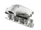 Holley SBF Hi-Ram EFI Intake Manifolds with Side-Mount Tops 300-308 Manifolds, High-Ram, Intake, Top, Multi-port, 1,500-7,000 RPM Range, 105mm Bore, Aluminum, Satin, Ford, 260-302ci, Windsor, Each thumbnail 1