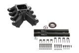 Holley EFI LS Single Plane Split-Design Race Intake Manifolds 300-294BK Manifolds, Split Design EFI, Plane, Aluminum, Black, 4500 Dominator, Chevrolet, LS1, LS2, LS6, Kit thumbnail 5