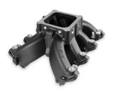 Holley EFI LS Single Plane Split-Design Race Intake Manifolds 300-294BK Manifolds, Split Design EFI, Plane, Aluminum, Black, 4500 Dominator, Chevrolet, LS1, LS2, LS6, Kit thumbnail 7
