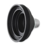 Holley Harmonic Balancers 97-362 Balancers, Replacement, OE Style Damper, Iron, Black, 5.23 in. Height, for Mid-Mount Accessory Drive, Gen III, Hemi, Non-VVT Engine, Each thumbnail 3