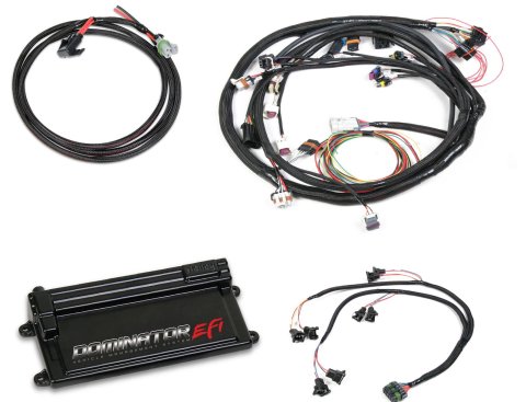 Holley Dominator EFI Vehicle Management Systems 550-652 Engine Systems, EFI, Connects 24-EV1 Injectors, 12-Coils, Analog/Digital inputs, Chevy, Chrysler, Dodge, Push-rod Engine, Kit
