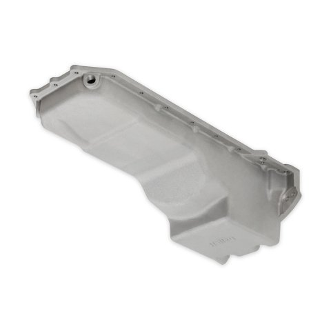 Holley Gen III Hemi Retrofit Oil Pans 302-76 Pans, Hemi, Retrofit, VVT Engine, Wet Sump, Rear, 1-piece Main Seal, 6.2 Quart, Dipstick Passenger Side, Aluminum, Natural, Hardware, Each thumbnail 5