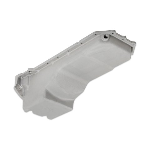 Holley Gen III Hemi Retrofit Oil Pans 302-76 Pans, Hemi, Retrofit, VVT Engine, Wet Sump, Rear, 1-piece Main Seal, 6.2 Quart, Dipstick Passenger Side, Aluminum, Natural, Hardware, Each thumbnail 7