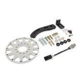Holley EFI Crank Trigger Kits 556-170 Triggers, EFI, 8 in. Diameter, Aluminum, Silver, Adjustable Bracket, Black, 3-wire Pickup, M12 x 1.0mm Thread, Chevy, 6.5-7.4L, Kit thumbnail 2