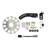 Holley EFI Crank Trigger Kits 556-170 Triggers, EFI, 8 in. Diameter, Aluminum, Silver, Adjustable Bracket, Black, 3-wire Pickup, M12 x 1.0mm Thread, Chevy, 6.5-7.4L, Kit thumbnail 6