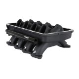 Holley EFI Coyote Hi-Ram Intake Manifold Bases 300-920BK Manifolds, EFI, Hi-Ram, Base Only, Throttle Body Injected, Standard Deck, Aluminum, Black Finish, Ford, 5.0L, Modular, Each thumbnail 1
