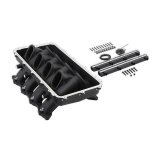 Holley EFI Coyote Hi-Ram Intake Manifold Bases 300-920BK Manifolds, EFI, Hi-Ram, Base Only, Throttle Body Injected, Standard Deck, Aluminum, Black Finish, Ford, 5.0L, Modular, Each thumbnail 4