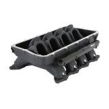 Holley EFI Coyote Hi-Ram Intake Manifold Bases 300-920BK Manifolds, EFI, Hi-Ram, Base Only, Throttle Body Injected, Standard Deck, Aluminum, Black Finish, Ford, 5.0L, Modular, Each thumbnail 6