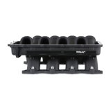 Holley EFI Coyote Hi-Ram Intake Manifold Bases 300-920BK Manifolds, EFI, Hi-Ram, Base Only, Throttle Body Injected, Standard Deck, Aluminum, Black Finish, Ford, 5.0L, Modular, Each thumbnail 8