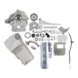 Holley Ford 7.3L Godzilla High-Mount Accessory Drive Base Kits 20-320 Systems, Kit, Oiling System, Serpentine, Natural Finish, Godzilla, Kit thumbnail 2