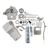 Holley Ford 7.3L Godzilla High-Mount Accessory Drive Base Kits 20-320 Systems, Kit, Oiling System, Serpentine, Natural Finish, Godzilla, Kit thumbnail 3