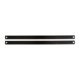 Holley Fuel Cell Mounting Straps 19-221 Mounts, Steel Straps, 1/8 in. Thick, Black, E-coated, Rubber Isolator Strips, Hardware included, for 10 Gallon Cell, Kit thumbnail 3