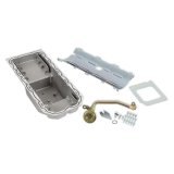 Holley Gen III Hemi Retrofit Oil Pans 302-64 Pan, Pan, Engine Swap, Center Sump, 6 qt. Capacity, Includes Pickup, Cast Aluminum, Natural, Mopar, 6.2 L Hellcat, Kit thumbnail 5