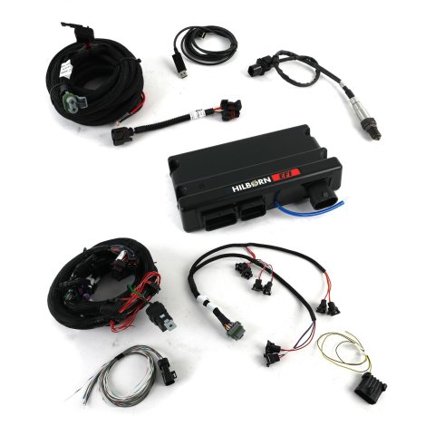 Holley Hilborn Universal Terminator X MPFI Systems 550-718 Engine Management Systems, X, Hillborn EFI Intake, 8 EV1 Injectors, 8 Coils, Analog inputs, Chevy, Big-block, Push-rod Engine, Kit