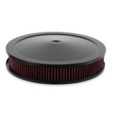 Holley RetroFilter Drive-By-Wire Air Cleaners 120-501 Cleaners, Retrofilter, Drive-By-Wire, 16 in. Round, Aluminum, Black, Cotton Gauze Filter, Red, GM LS 4-Bolt 92mm Throttle Body, Kit thumbnail 3