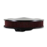 Holley RetroFilter Drive-By-Wire Air Cleaners 120-501 Cleaners, Retrofilter, Drive-By-Wire, 16 in. Round, Aluminum, Black, Cotton Gauze Filter, Red, GM LS 4-Bolt 92mm Throttle Body, Kit thumbnail 4