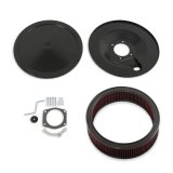 Holley RetroFilter Drive-By-Wire Air Cleaners 120-501 Cleaners, Retrofilter, Drive-By-Wire, 16 in. Round, Aluminum, Black, Cotton Gauze Filter, Red, GM LS 4-Bolt 92mm Throttle Body, Kit thumbnail 8