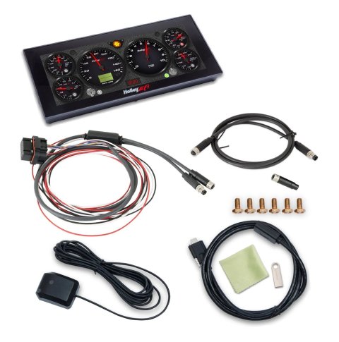 Holley EFI 12.3 in. Pro Dash Touch Screens 553-111X Fuel Injection System Components, EFI, Dash, Screen, Black Case, Wire Harness, Multiple Inputs, Built-in GPS, Odometer, Kit thumbnail 3