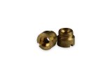 Holley Alcohol Jets 122-132 Carburetor Jets, Standard Main, Alcohol, Number 132, Jet Size 0.1320 in., Brass, 5/16 in.-32 Thread, Pair thumbnail 2