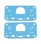 Holley Carburetor Gaskets 108-121 Gaskets, Metering Block, Blue, Reusable Fiber, for Model 4500, 3 Circuit, Pair thumbnail 2