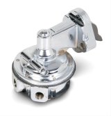 Holley Mechanical Fuel Pumps 12-834 Pumps, Mechanical, 80 gph, 7.5 psi, 1/4-NPT Female Thread, Inlet and Outlet, Aluminum, Silver, Rotatable, Chevy, 262-400ci, Gen I, Each thumbnail 1