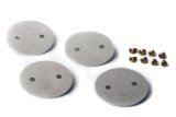 Holley Carburetor Throttle Plates 26-100 Plates, Steel, 2 in. Diameter, 4-Barrel, No Hole, Kit thumbnail 1