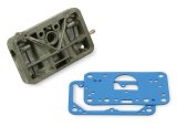 Holley Replacement Metering Blocks 134-128 Blocks, Primary, Replacement, Cast Aluminum, Gold Iridited, 4160 Series Carburetors, Each thumbnail 3
