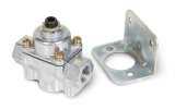 Holley Carburetor Bypass Style Fuel Pressure Regulators 12-803BP Regulators, Style, 4.5-9 psi, Return Style, Inline, 3/8 in. NPT Ports, Female Thread, Aluminum, Natural, with Bracket, Each thumbnail 2