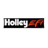 Holley Decals 36-395 Decals, EFI Logo, Contingency Decal, 36 SQ in., Vinyl, Adhesive, Black Background, Silver and Red Letters, Each thumbnail 2