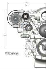 Holley LS Engine Swap Accessory Drive Systems 20-140 Systems, Swap, Serpentine, Black Air Conditioning Pulley, Compressor, Tensioner, Chevrolet, Small Block LS, Kit thumbnail 2