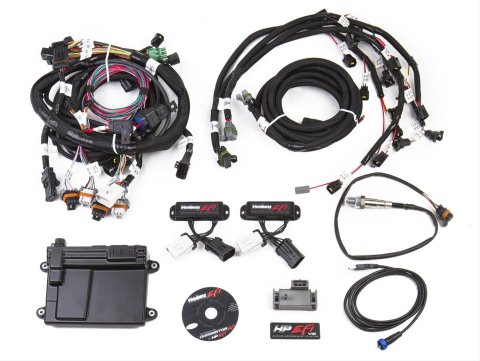 Holley EFI Systems Wiring Harnesses 550-616N Engine Management Systems, HP EFI, ECU and Harness, Up to 16-Injectors, 8-Coils, NTK O2, Wideband, Ford, Lincoln, Mercury, 2-valve, 4.6L, 5.4L, Kit