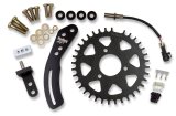 Holley EFI Crank Trigger Kits 556-113 Triggers, EFI, Billet Steel, 8 in. Diameter, 1/4 in. Thick, 36-1 Tooth, Black Finish, with Bracket, 3-wire Pickup, Chevy, 6.6-7.4L, Kit thumbnail 2