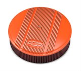 Holley Vintage Series Air Cleaner Assemblies 120-176 Cleaners, Vintage, Die Cast Aluminum, Orange Powdercoated, 14 in. Diameter, Bowtie Logo, Each thumbnail 2