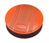 Holley Vintage Series Air Cleaner Assemblies 120-176 Cleaners, Vintage, Die Cast Aluminum, Orange Powdercoated, 14 in. Diameter, Bowtie Logo, Each thumbnail 3