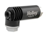 Holley EFI Filter Regulators 12-889 Fuel Filters, Die-cast Aluminum, Pressure Regulator, Inline, Return, 59.5 psi, 10 Micron, Fuel Injection, 175 GPH, -8 AN Ports, Each thumbnail 1