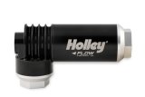 Holley EFI Filter Regulators 12-889 Fuel Filters, Die-cast Aluminum, Pressure Regulator, Inline, Return, 59.5 psi, 10 Micron, Fuel Injection, 175 GPH, -8 AN Ports, Each thumbnail 3