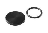 Holley Alternator Pulley Covers 97-187 Nose Cones, Holley, Cover, Aluminum, Black Finish, fits Premium Alternators Only, 97-302, 97-303, 97-304, Each thumbnail 2