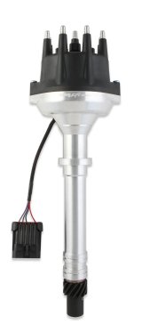 Holley EFI Dual-Sync Distributors 565-204 Distributors, EFI, Dual-Sync, Hall Effect, Computer-controlled Advance, Male/HEI, Black Cap, Steel Gear, Shiny Housing, Chevy, 6.0L, 7.0L, Each thumbnail 4