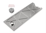 Holley LS Valley Covers 241-367 Lifter Plates, Valley, Billet Aluminum, Trussed with Oil Fill, Natural Finish, 10-Bolt Pattern, Chevy, LS, 5.7L, Each thumbnail 3
