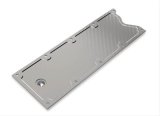 Holley LS Valley Covers 241-367 Lifter Plates, Valley, Billet Aluminum, Trussed with Oil Fill, Natural Finish, 10-Bolt Pattern, Chevy, LS, 5.7L, Each thumbnail 5